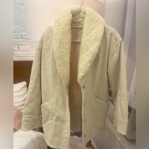 & Other Stories Shearling Corduroy Jacket